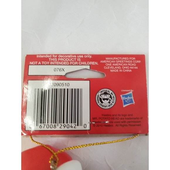 American Greetings 2010 Mr. Potato Head Official Christmas Ornament - Picture 10 of 12